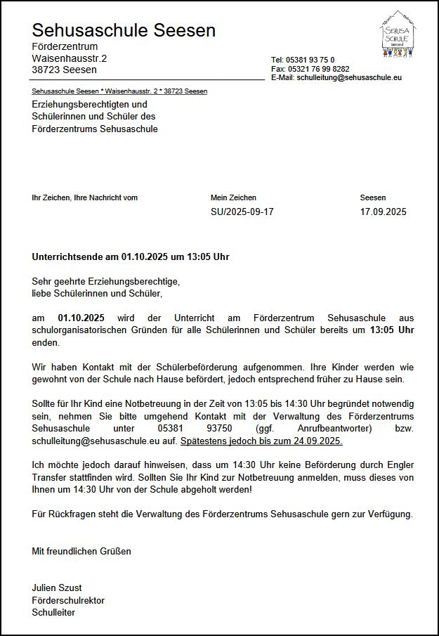 Elterbrief Sept